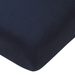 HonestBaby lavender crib sheet closeup shows soft organic cotton weave for sensitive skin