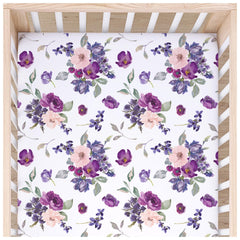 Honey Lemonade crib sheet closeup shows buttery soft rayon for gentle, cozy sleeps.