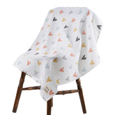 Honey Lullabies muslin blanket soft touch closeup for baby comfort