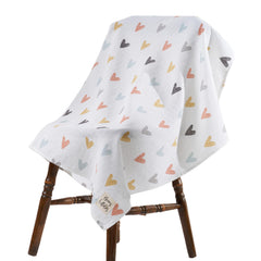 Honey Lullabies muslin blanket soft touch closeup for baby comfort