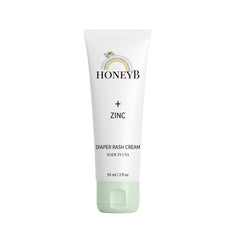 HoneyB Diaper Rash Cream bottle pour showing easy, mess-free application