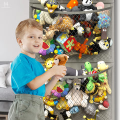 Honeyera door-hanging storage for diapers and baby items keeps essentials within reach.