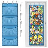 Honeyera over-door storage setup keeps stuffed animals neat and accessible