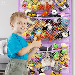 Honeyera Plush Storage shows collapsible bag with mesh pockets for fresh storage.