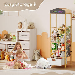 HOOBRO bamboo material frame highlights durability and smooth edges in a family space.