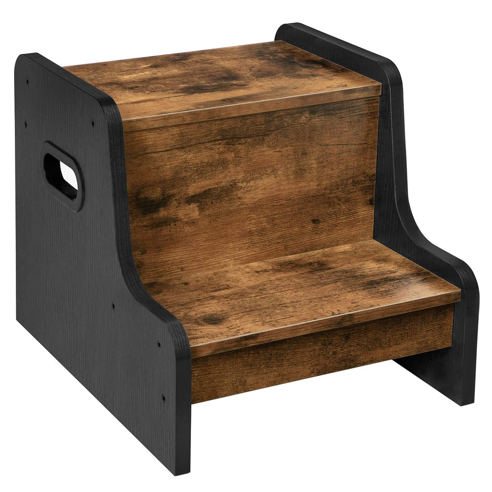 HOOBRO step stool for kids two-step with non-slip base supports safe access.