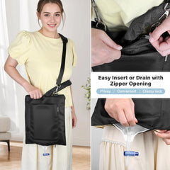 HOOMTREE privacy cover conceals tubing for a discreet appearance