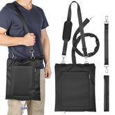 HOOMTREE Urine Bag Holder with privacy cover front view for discreet use