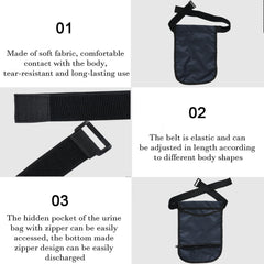HOONHERY privacy-focused design keeps urine bag discreet while you go about your day.