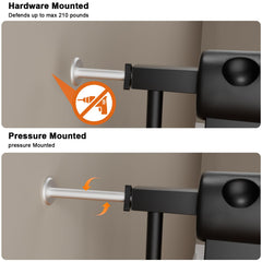 HOOOEN one-hand operation gate in use for easy access