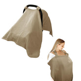 Hooyax 2-in-1 car seat cover and nursing cover in action for on-the-go privacy