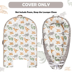 Hooyax lounger cover reversible design offers two cheerful looks