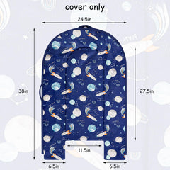 Hooyax Baby Lounger Cover soft organic cotton maintains gentle touch.