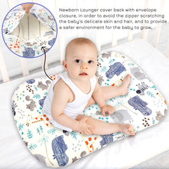Hooyax slipcover with reinforced stitching stays durable wash after wash.