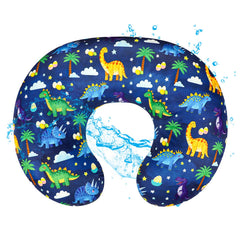 Hooyax Dinosaur waterproof nursing pillow cover protects against spills and stains.
