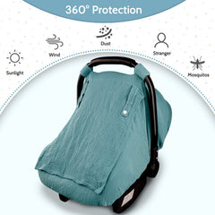 Hooyax elastic bottom secures a snug fit on most car seats.