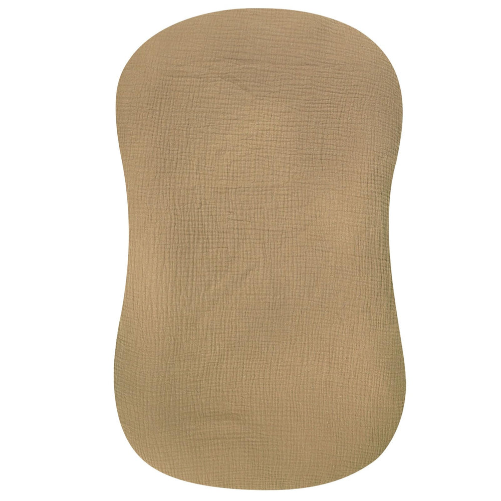 Hooyax muslin baby lounger cover packaging, ideal for gifting and quick setup.