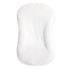 Hooyax muslin baby lounger cover in soft cotton for gentle newborn comfort
