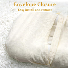 Hooyax yellow cover features envelope closure for quick, secure fit on loungers.