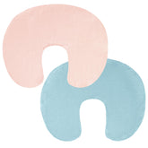 Hooyax muslin nursing pillow covers two-pack packaging, ideal for gifting and newborn feeding sessions.