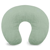 Hooyax muslin nursing pillow cover fits snugly for breathable baby support.