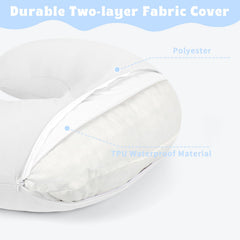 Hooyax stretchy nursing cover adapts to standard pillows for easy breastfeeding support