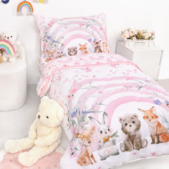 Hooyax Toddler Bedding Fitted Sheet 52x28x8—secure fit for most toddler beds