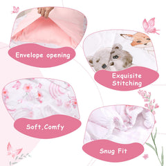 Hooyax Toddler Bedding Pillowcase 30x20—durable, soft surface supports gentle sleep
