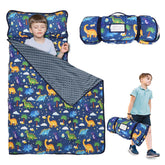 Hooyax dinosaur pattern nap mat invites cozy nap time for toddlers