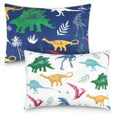 Hooyax dinosaur print toddler pillowcase adds playful bedtime charm.