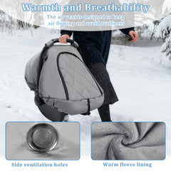 Hooyax car seat cover vents and large window provide airflow and easy monitoring.
