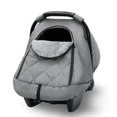 Hooyax winter car seat cover with thermal fleece keeps baby warm during cold car rides.