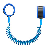 Hooyyene anti-lost wrist link in blue worn by child for comfortable supervision.