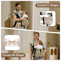 HORUMP sleep sling option via bottom buckle for quick naps on the go