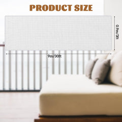 Hosuly balcony netting close-up shows fine mesh that helps prevent falls.