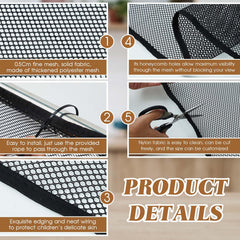 Hosuly delicate finish edge netting prevents scratches on skin.