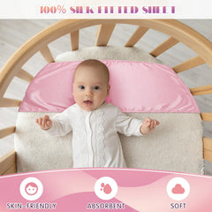 Hosuly sheet size 74x30 cm, fits most bassinet shapes