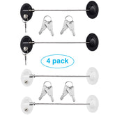 Hotop cabinet locks packaging demonstrates simple, one-hand safety for homes.