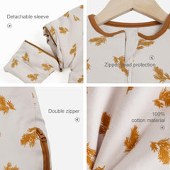 HOUSBAY convert-to-blanket feature extends use as baby grows