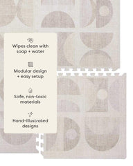 House of Noa baby play mat on the floor offers cushioned comfort.