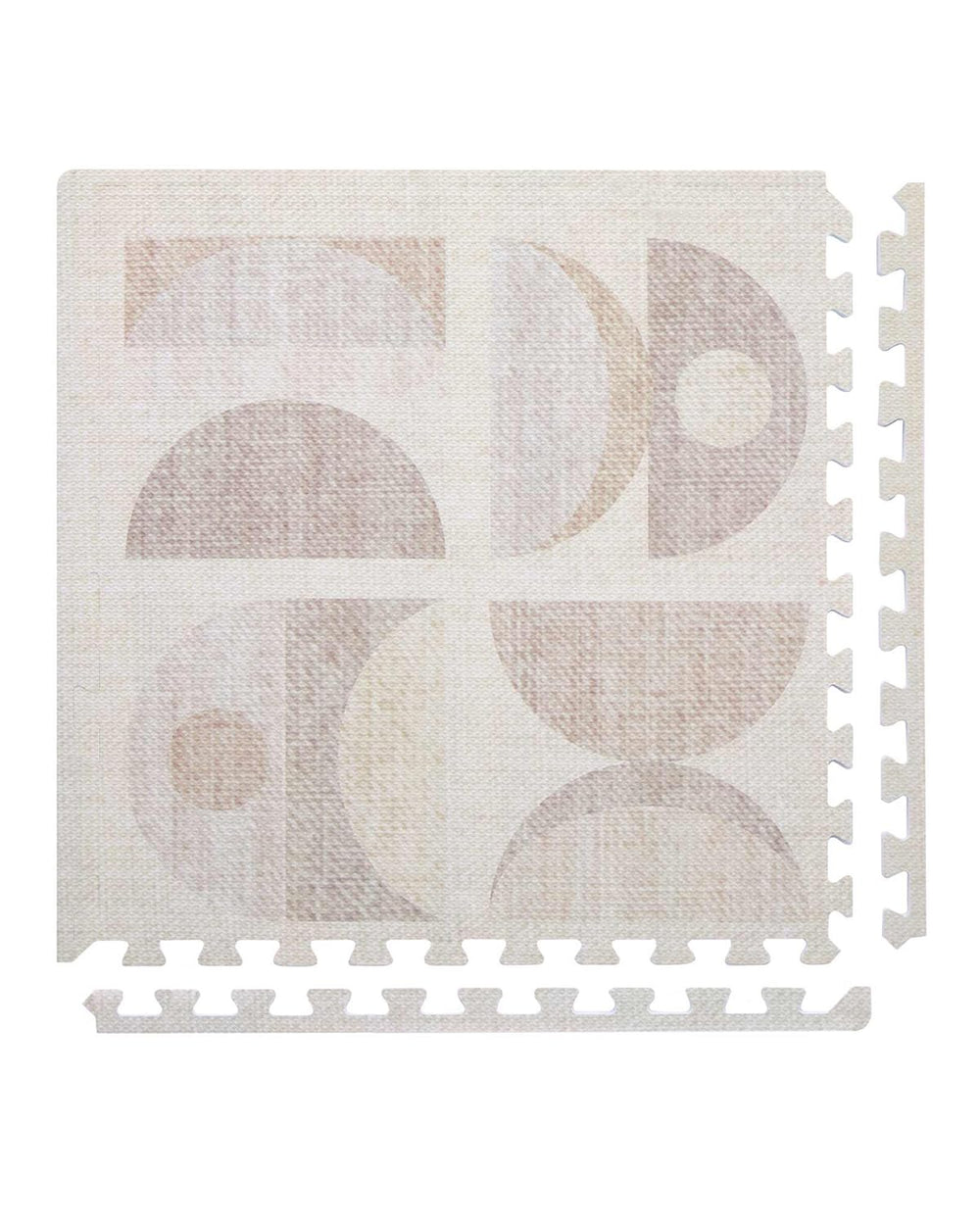 House of Noa baby play mat tile edge piece provides a neat, rug-like finish.