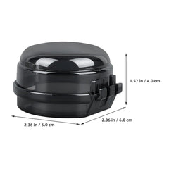 Housoutil transparent black knob-covers blend with appliances while deterring knob turns.