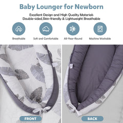 HOVIKOKI portable baby lounger handle for easy transport