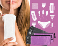 HQSLsund NapkinCare thick plastic disposal bags seal odors and prevent leaks.