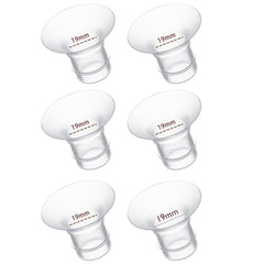 Hranio 19mm flange inserts in use with 24mm shields for comfort.