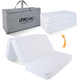 HREVAI Pack N Play Mattress cover shows breathable, skin-friendly fabric for comfortable naps