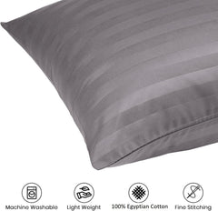 HRIKSH Egyptian cotton travel pillow case offers soft, luxurious feel for journeys