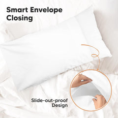 Hriksh envelope closure design keeps the pillow in place