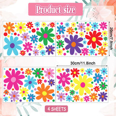 HSDSH glow-daisy-wall-decal-night-glow shows luminous petals for cozy bedtime ambiance.