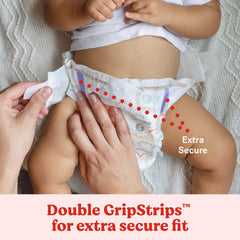 Huggies Little Movers curved stretch-fit demonstrates secure movement during active play